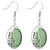 Rhodium Bok Green Cat Eye Drop Earrings ExclusivelyIrish.com Rhodium Bok Green Cat Eye Drop Earrings ExclusivelyIrish.com