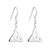 S3645 Sterling Silver Trinity Knot Drop Earrings ExclusivelyIrish.com