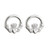 Sterling Silver Mini Stud Claddagh Earrings ExclusivelyIrish.com Sterling Silver Mini Stud Claddagh Earrings ExclusivelyIrish.com