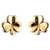 14K Shamrock Stud Small Earrings ExclusivelyIrish.com 14K Shamrock Stud Small Earrings ExclusivelyIrish.com