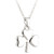 Lucky Rhodium Shamrock Pendant ExclusivelyIrish.com