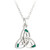 Lucky Crystal Trinity Knot Pendant ExclusivelyIrish.com