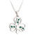 Lucky Crystal Shamrock Pendant Box ExclusivelyIrish.com