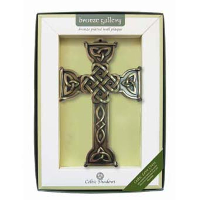 Celtic Love Cross Plaque ExclusivelyIrish.com