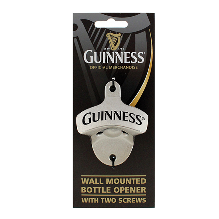 Guinness Wall Mounted Bottle Opener ExclusivelyIrish.com