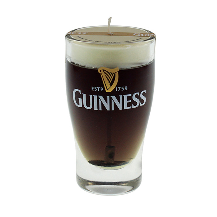 Guinness Harp Mini Pint Candle ExclusivelyIrish.com