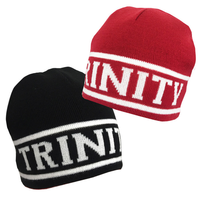 Black/Red Trinity Reversible Knit Hat ExclusivelyIrish.com