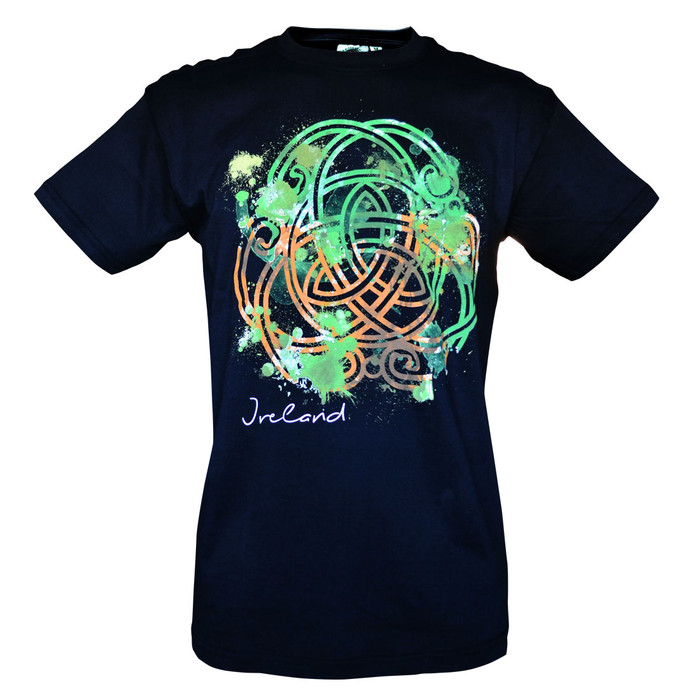 Black Colored Celtic Knot T-Shirt ExclusivelyIrish.com