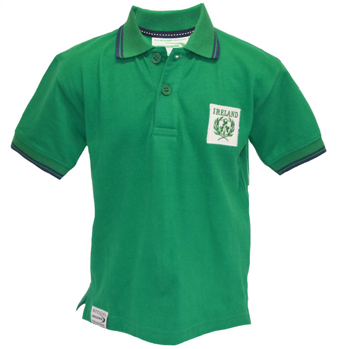 Emerald Ireland Pique Kids Short Sleeve Polo Shirt ExclusivelyIrish.com