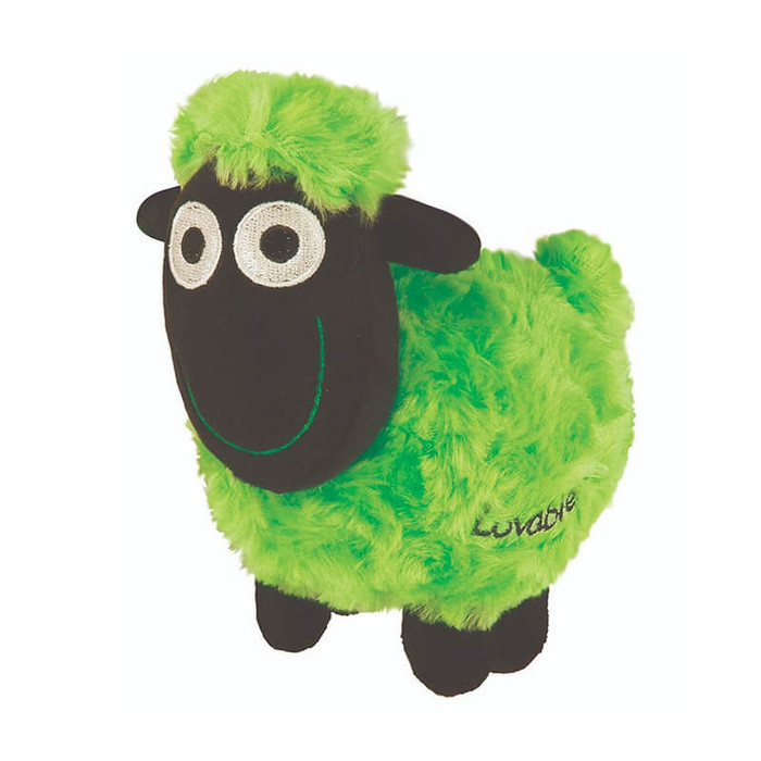 3058 Wacky Woolies Small Green Soft Toy ExclusivelyIrish.com