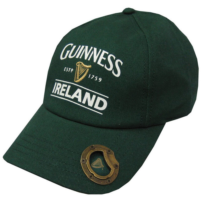 G6146-OS Green Ireland Bottle Opener Cap Studio ExclusivelyIrish.com