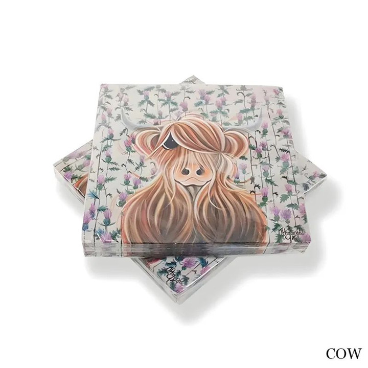 DC-PN01MISS Symbols of Scotland Paper Napkins Set of 20 Scottishwebstore.com