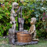 Boy & Girl Water Water Pump