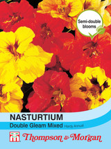 Nasturtium Double Gleam Mixed