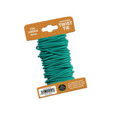 10m Twist Tie Cushioned 3mm Green