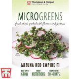 Microgreens Mizuna 'Red Empire' F1
