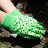 Cotton Grip lady bug Glove