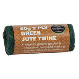 50g 2 Ply Green Jute Twine