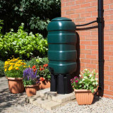 100ltr Space Saver Water Butt Kit (Includes Tap, Lid, Diverter & Stand) (W3116)