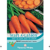 Carrot Chantenay Red Cored 3 - Supreme Start a garden range
