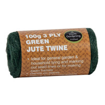 100g 3 Ply Green Jute Twine