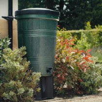200ltr Barrel Water Butt Kit (Includes Tap & Child Safety Lid, Diverter & Stand)