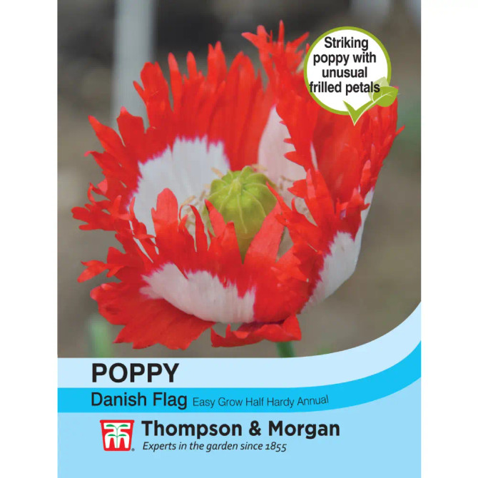 Poppy Danish Flag