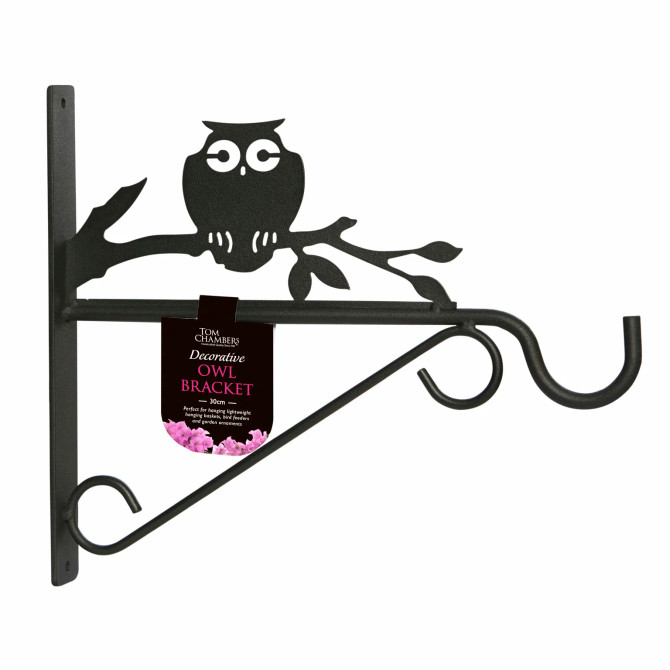 Owl Decorative Hanging Basket Bracket