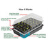 Ultimate 24 Cell Self Watering Seed Success Kit (Complete With 24 Growing Pellets)