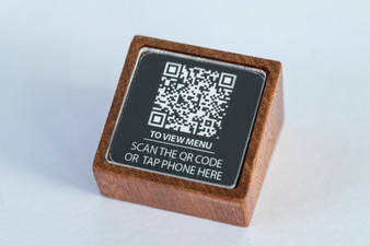 Rosewood Small QR Holder