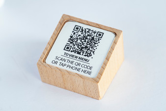 Maplewood Small QR Holder