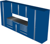 Saber 9-Piece Blue Garage Cabinet Set (9008)