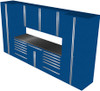 Saber 9-Piece Blue Garage Cabinet Set (9006)