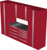 Saber 7-Piece Red Garage Cabinet Set (7005)