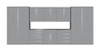 Saber 9-Piece Silver Garage Cabinet Set (9012)