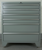  Saber 7-Piece Silver Garage Cabinet Set (7006)