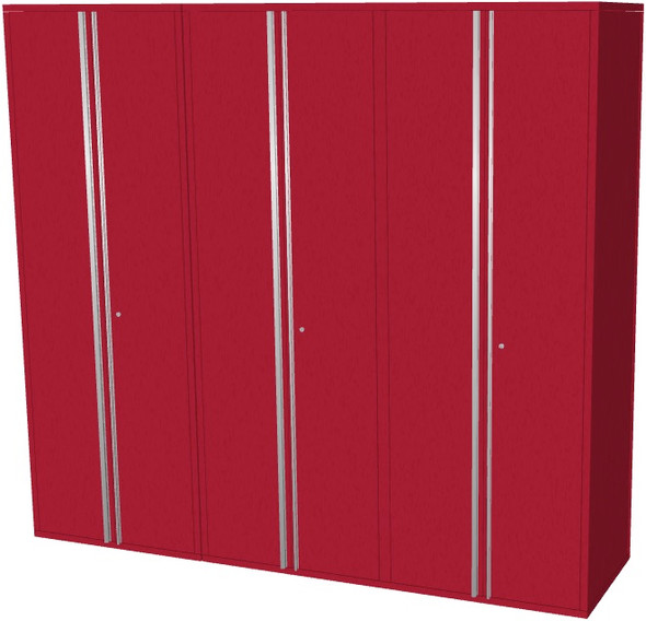 3-Piece Red Garage Cabinet Set (301080)