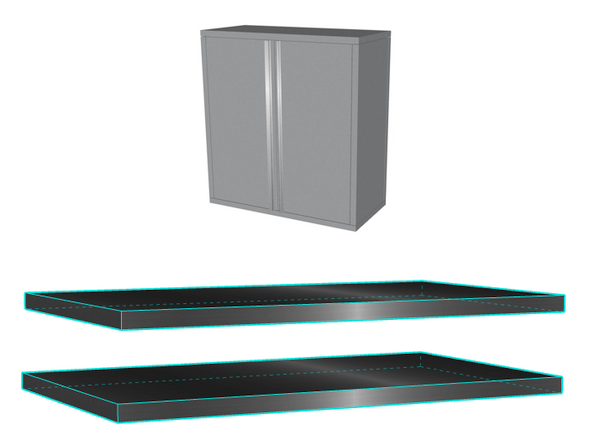 Wall Cabinet Shelves (2 pack)