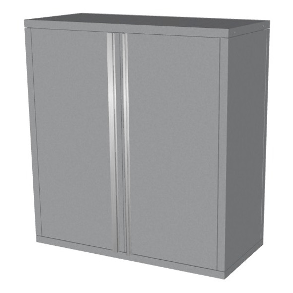 Saber silver 2 door upper wall cabinet