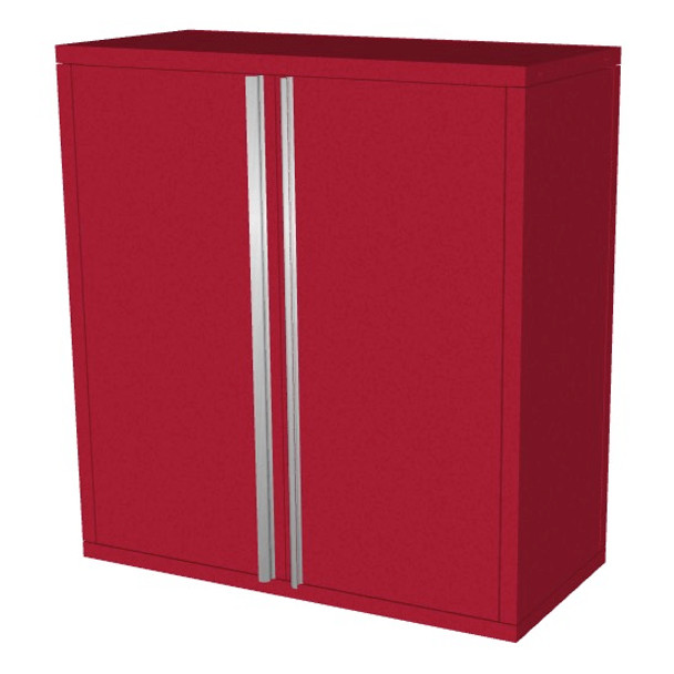 Saber red 2 door upper wall cabinet