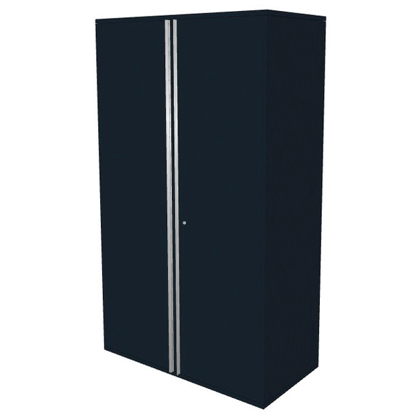 Saber black 48" storage locker cabinet