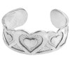 Bold White Gold Heart Toe Ring