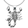 Sterling Silver Scorpion Pendant Necklace