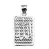 Sterling Silver Allah Engravable Pendant Necklace