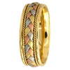 14k Gold Hand-Braided Wedding Band