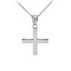 Sterling Silver Greek Cross Charm Necklace
