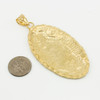 Our Lady of Guadalupe Gold Extra Large Pendant