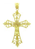 Yellow Gold Crucifix Pendant - The Agape Crucifix