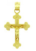 Yellow Gold Crucifix Pendant - The Blessed Trinity Crucifix