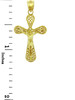 Yellow Gold Crucifix Pendant - The Eternity Crucifix